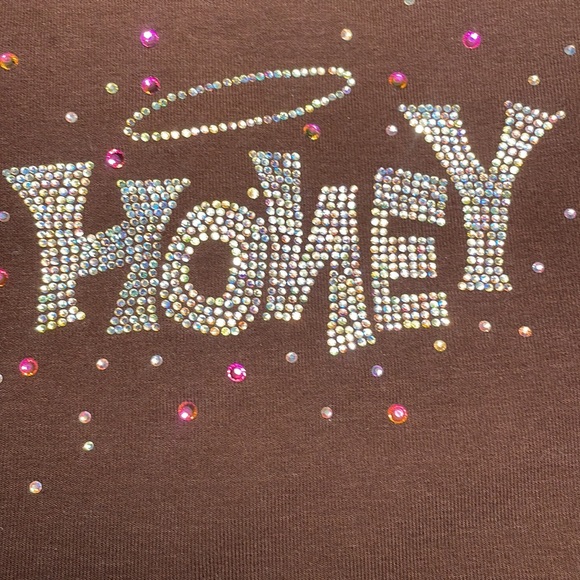 HONEY BROWN CROP TOP - Picture 2 of 4